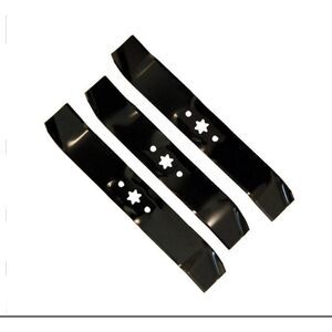 Troy-Bilt 46” Mulching Blade Set 3 Pack 6-Point Star 942-0611 742-0611 OEM